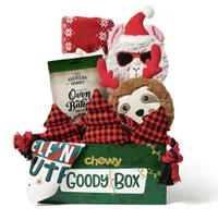 Goody Box Holiday Dog Toys, Treats &amp; Accessories