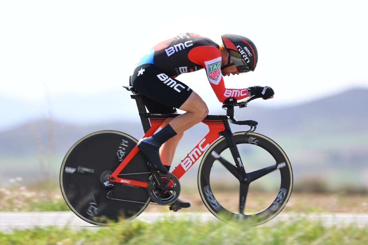 Patrick Bevin (BMC) raced to a solid second place
