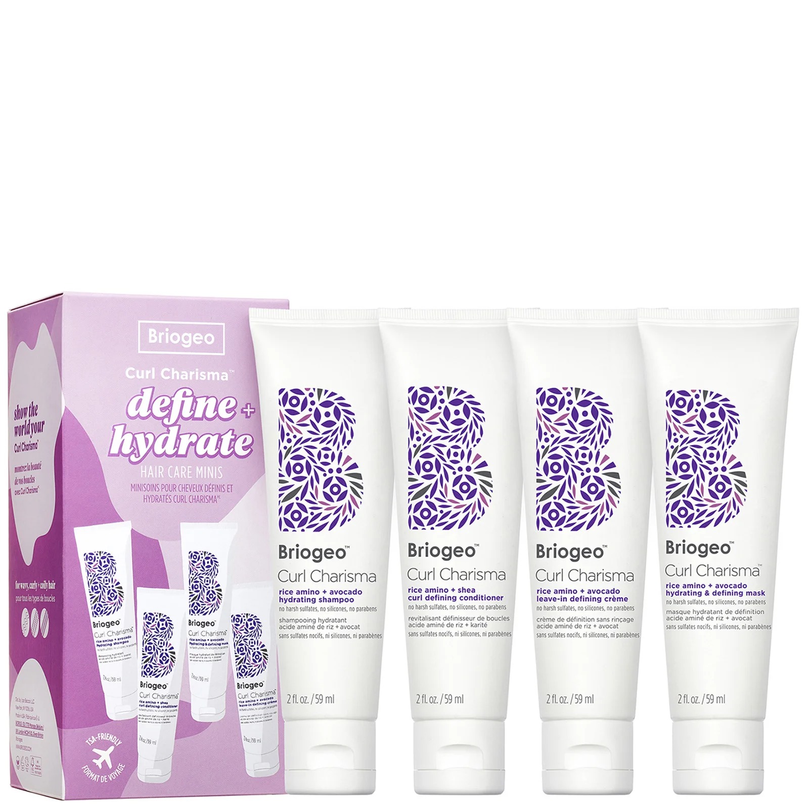 Briogeo Curl Charisma Defina Hydrate Hair Care Minis