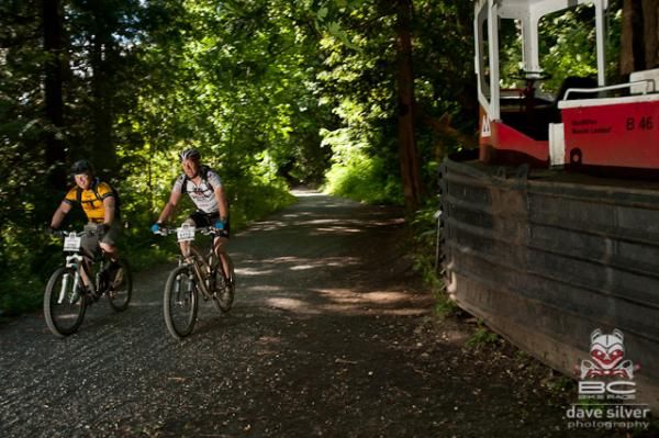Two BC Bike Racers cruising along.