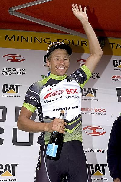 Richard Lang (Budget Forklifts) from New South Wales won the BOC Sprint Championship of the Tour.