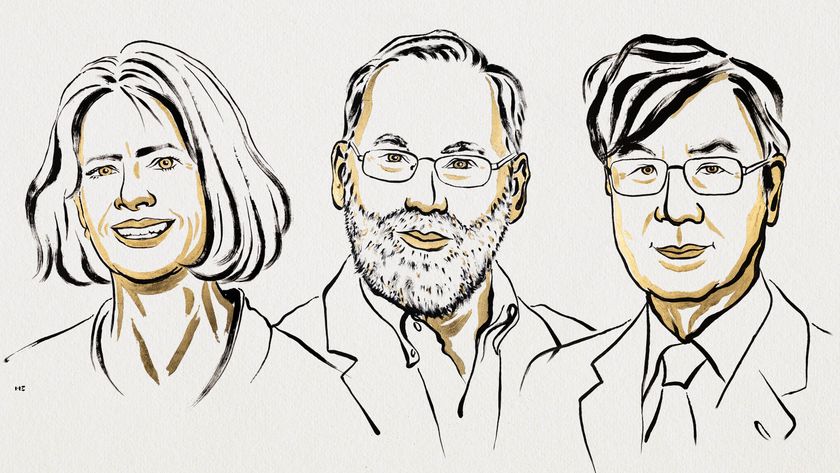 Mary E. Brunkow (left), Fred Ramsdell (center) and Shimon Sakaguchi (right) won the prize for their work on the peripheral immune tolerance.