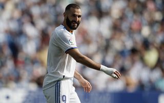 Real Madrid striker Karim Benzema | Barcelona v Real Madrid live stream