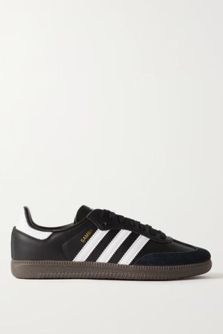 Adidas Sneaker Samba OG suede-trimmed leather sneakers