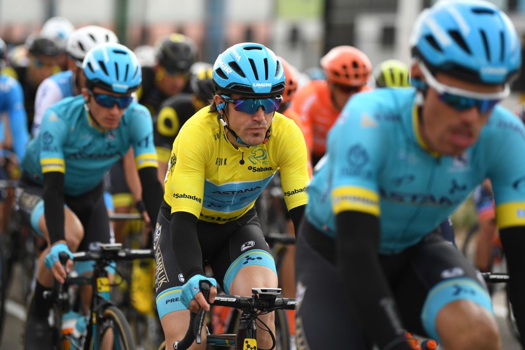 Race leader Ion Izagirre (Astana)