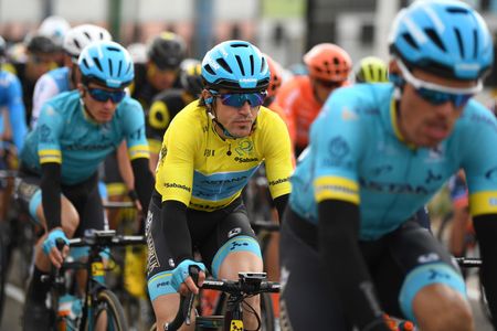 Race leader Ion Izagirre (Astana)