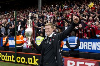 Eddie Howe took Bournemouth into the Premier League