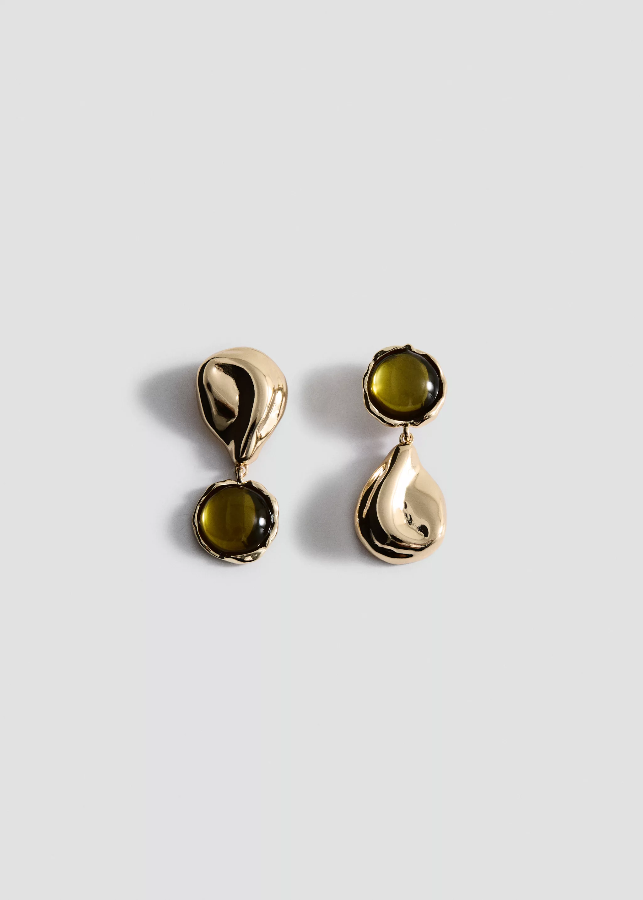 Mixed Resin Earrings - Women | Mango Usa