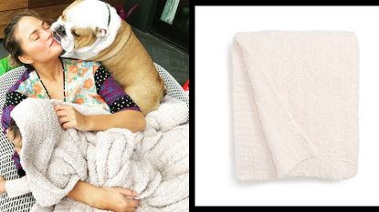 Skin, Linens, Blanket, Textile, Fur, Companion dog, Canidae, Nap, Towel, Comfort, 