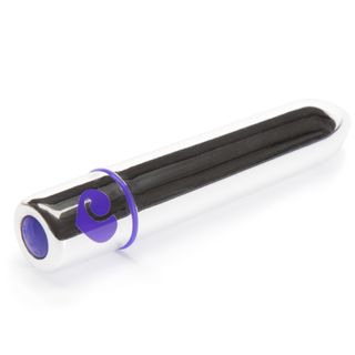 Best vibrators: A product shot of a Lovehoney Magic Bullet 10 Function Silver Bullet Vibrator