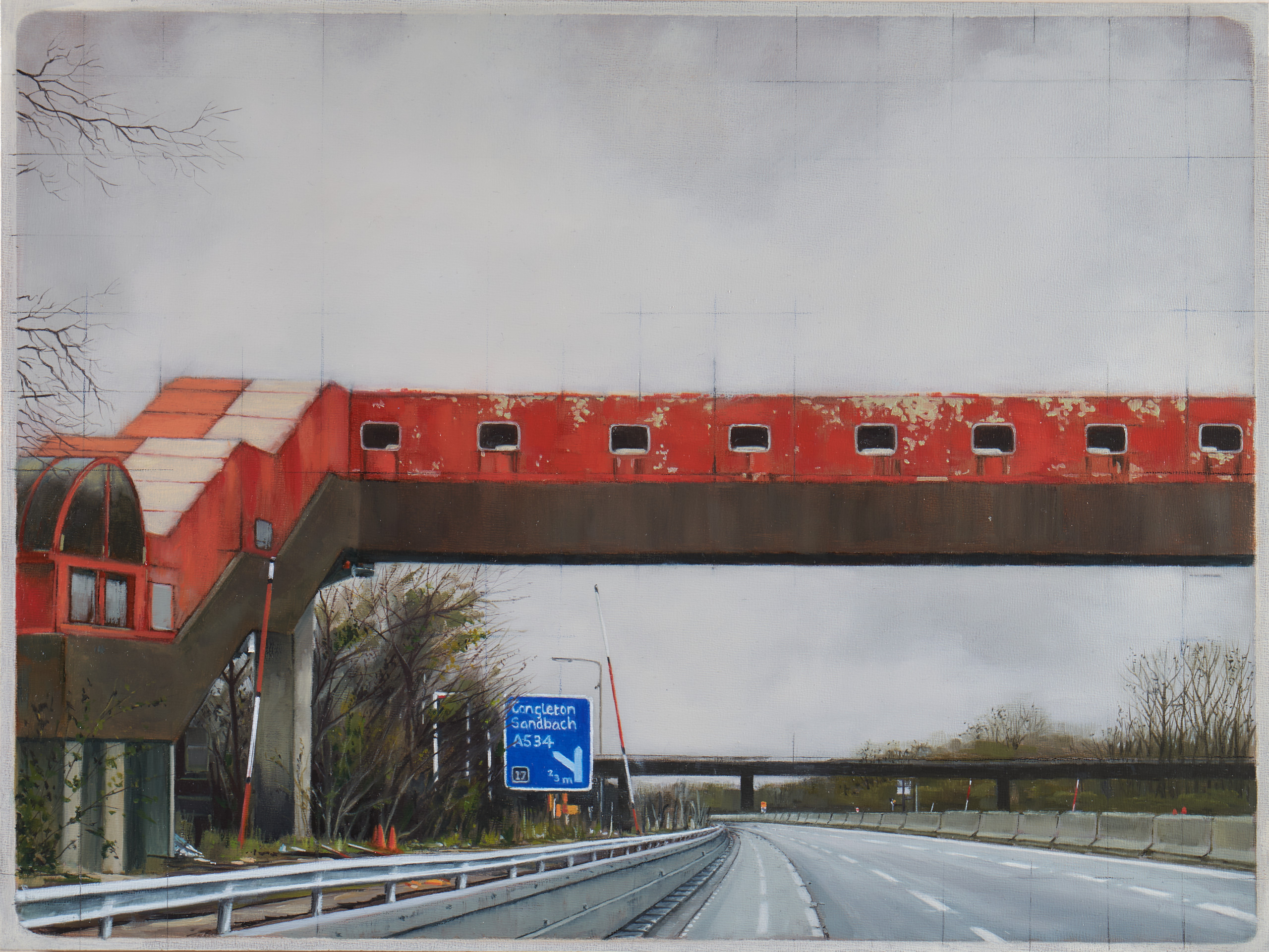 Britain’s motorway infrastructure serves as subject matter for artist Jen Orpin’s monograph