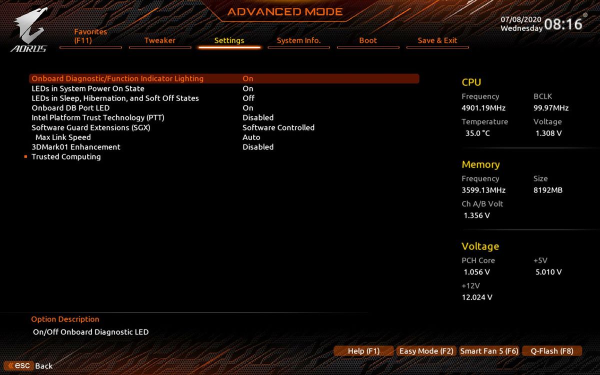 Gigabyte Z490 Aorus Extreme
