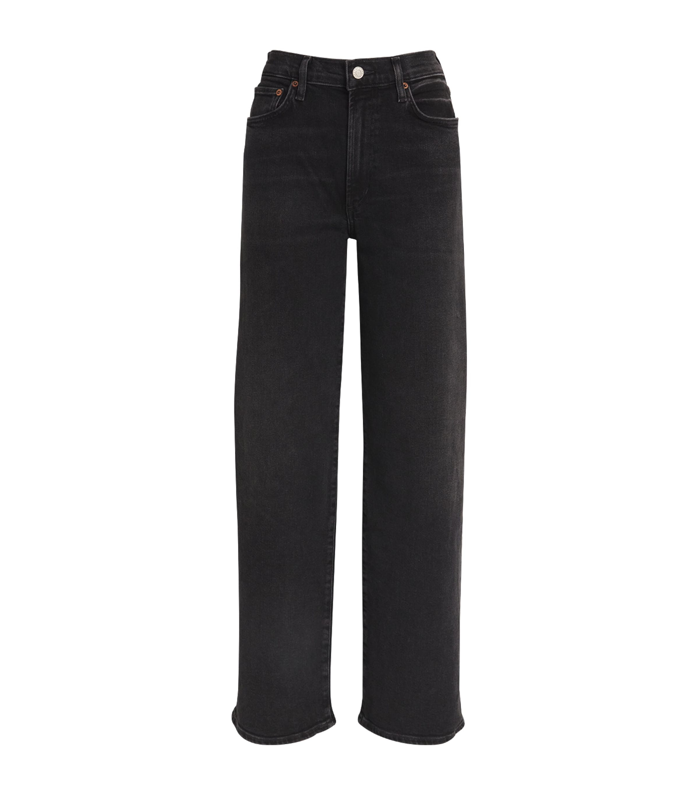 Agolde Harper Mid-Rise Straight Jeans