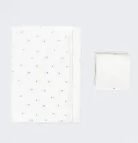 Something Navy Home: Embroidered Duvet and Sham Set starting at $155, at Something Navy