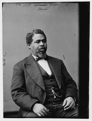 Robert Smalls, who piloted the Planter to freedom during the Civil War.