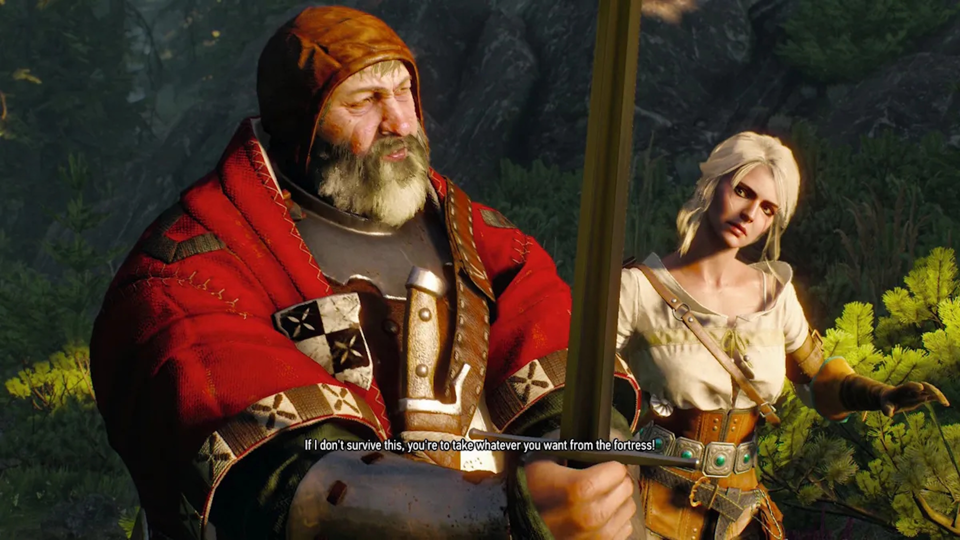 The Bloody Baron and Ciri