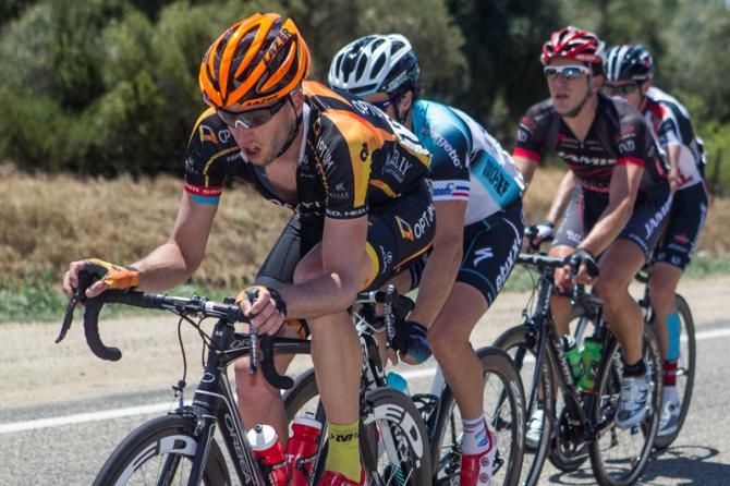 Scott Zwizanski (Optum) driving the break.