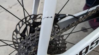 Look 795 Blade RS cracked frame