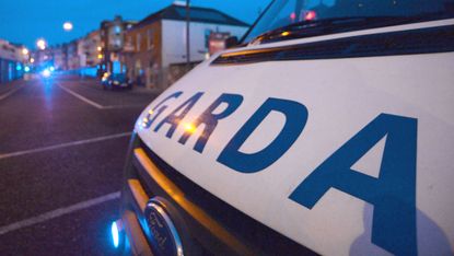 Garda vehicle in Dublin