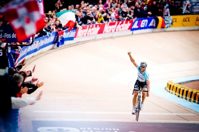 Tom Boonen (Omega Pharma-Quickstep) won at Paris-Roubaix 2012