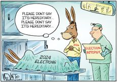 Political cartoon
