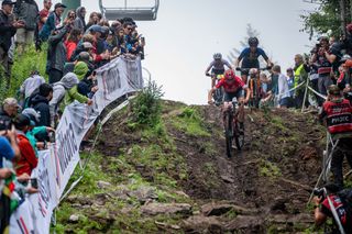 Elite Women XCO - Alessandra Keller takes first XCO MTB World Cup win at Snowshoe