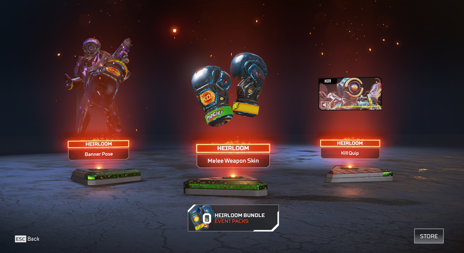 Apex Legends heirlooms