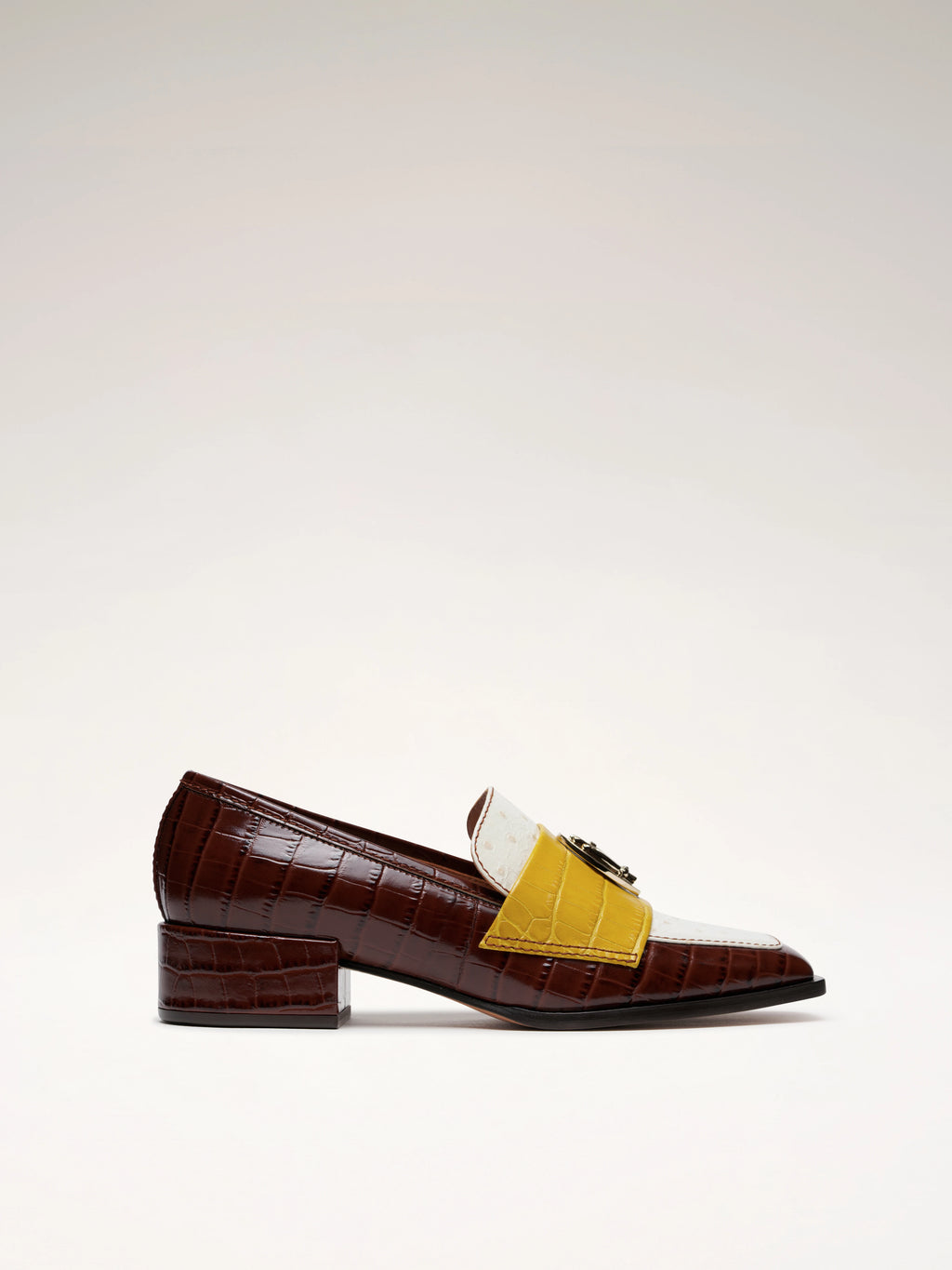 Nono - Loafers - Tricolor Chocolate - Mustard