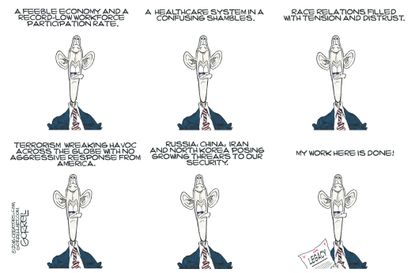 Obama Cartoon U.S. Legacy 2016