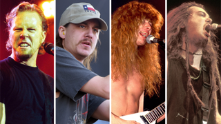 Photos of Metallica, Megadeth, Power Trip and Sepultura performing onstage