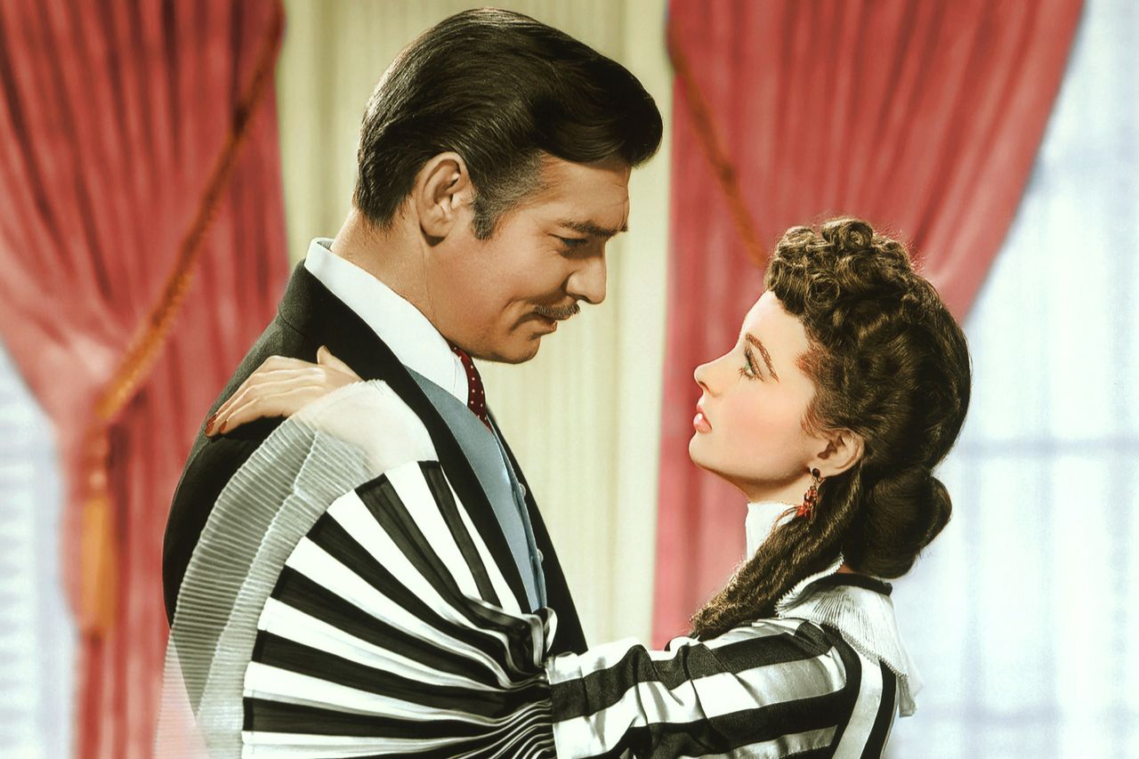 &#039;Gone with the Wind&#039; - Clark Gable and Vivien Leigh