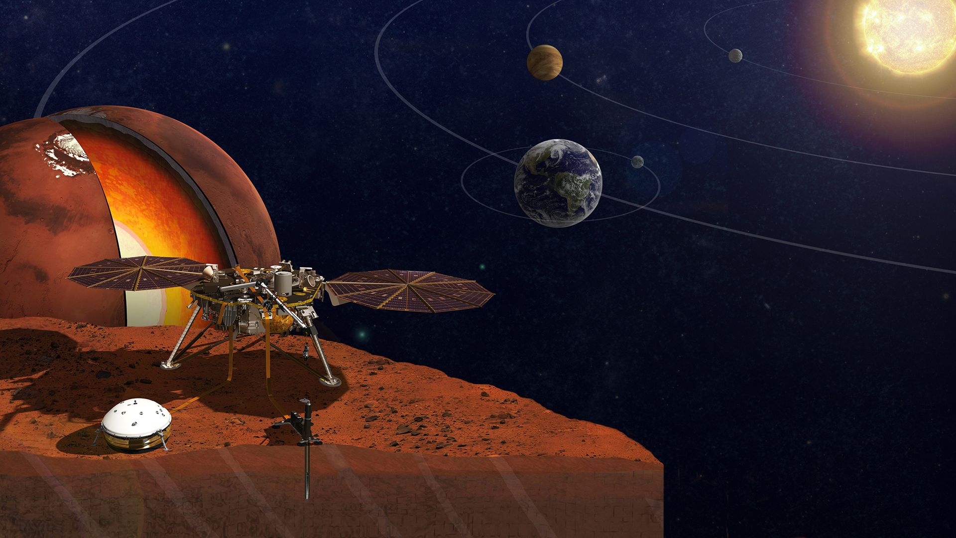 Send mars. Nasa i journey to mars. e.t.: interplanetary mission. the twelfth insight.