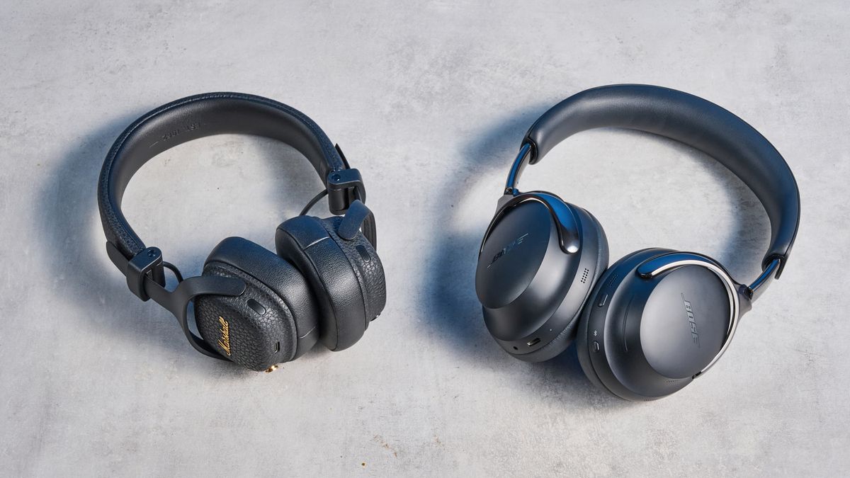 Marshall Milton ANC and Bose QuietComfort Ultra Headphones 2nd Gen