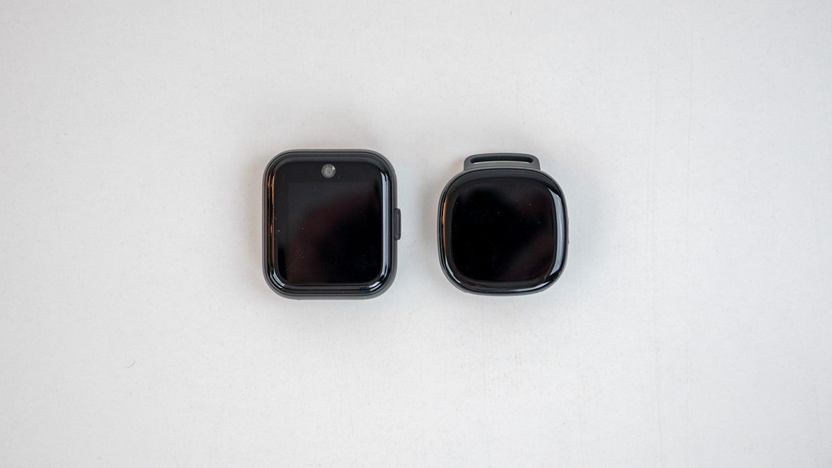 A close look at the Fitbit Ace LTE hardware compared to the T-Mobile SyncUP Kids Watch