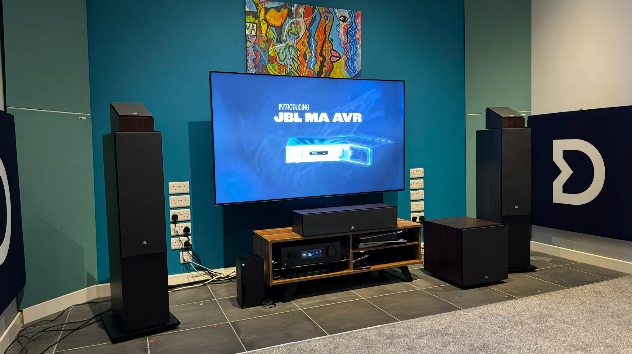 JBL MA9100HP and Stage 2 5.1.4 home cinema system