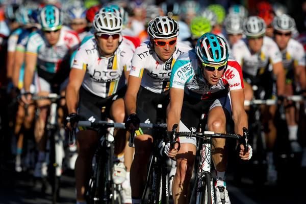 Omega Pharma-Lotto and HTC-Highroad keep the pace high.