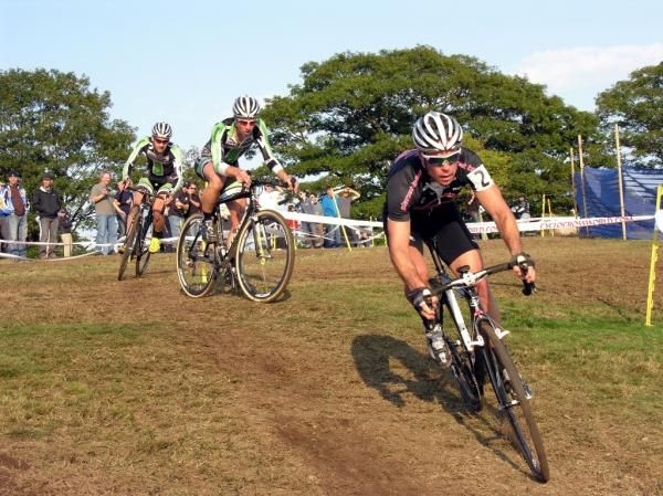 Jonathan Page was being buzzed by Jeremy Powers and Jamie Driscoll while Johnson got away.