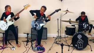 Nandi Bushell plays Audioslave's Cochise on guitar, bass and drums