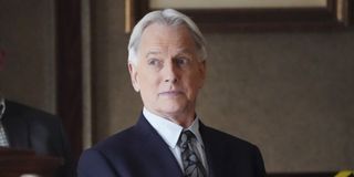 mark harmon's leroy gibbs sitting in court on ncis