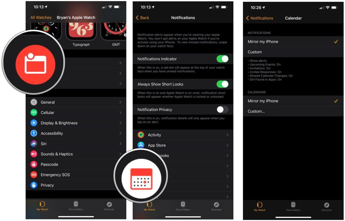 How to customize Message, Mail, Calendar, and other notifications on ...