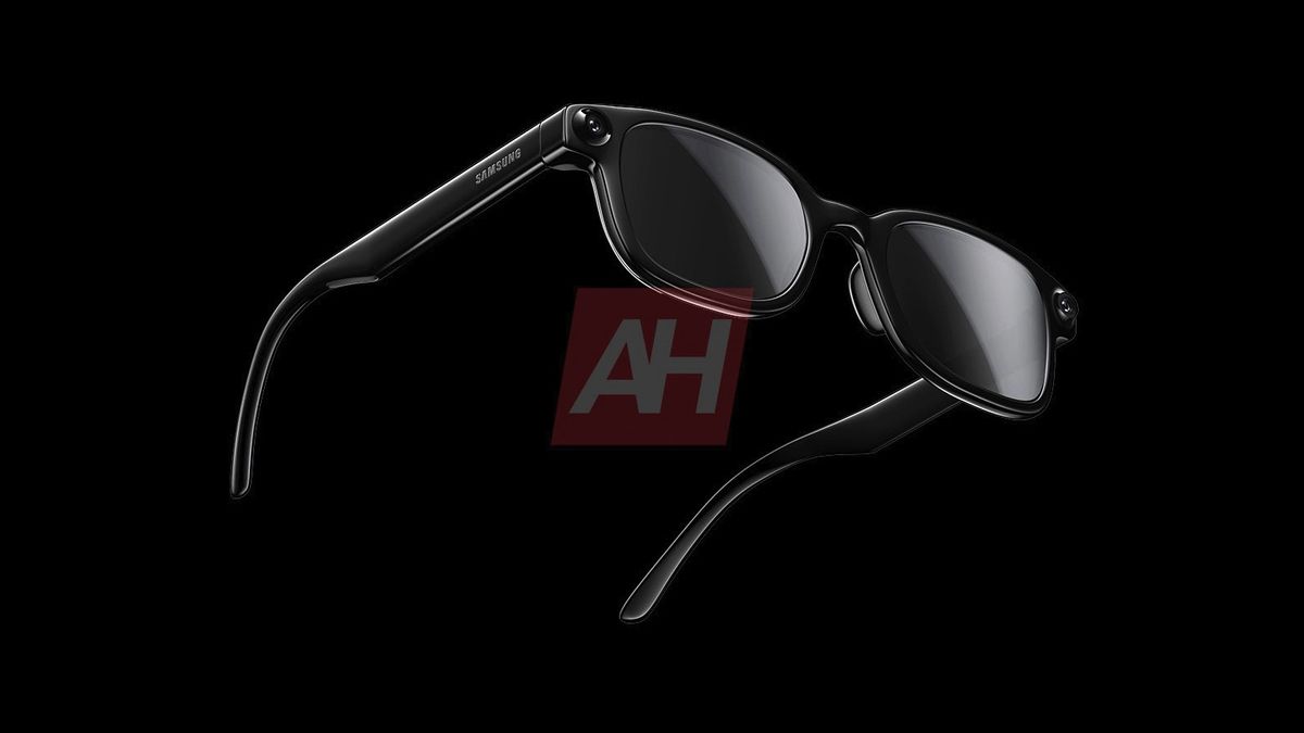 An unofficial render of the Samsung Galaxy Glasses