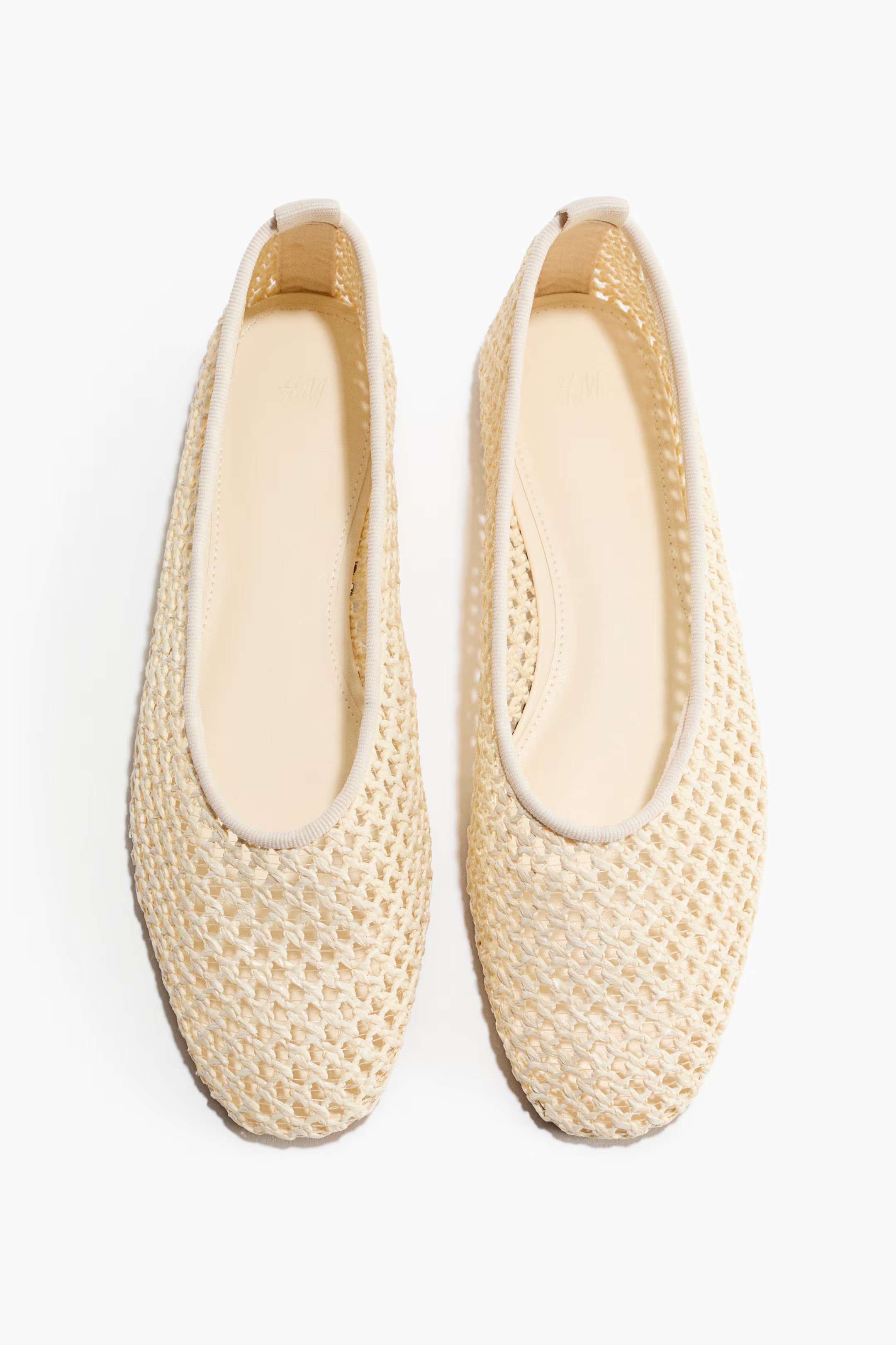 Braided-Look Ballet Flats