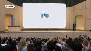 Sundar Pichai on stage at Google I/O 2026