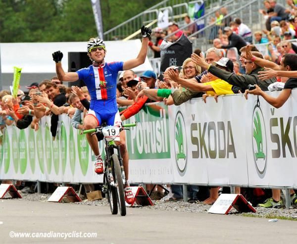 Ondrej Cink and the local crowd were happy with silver