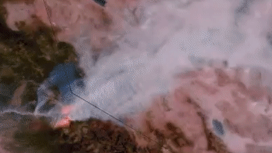 Satellite tracks vicious Caldor Fire spread in California in time-lapse video