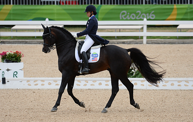 Allison Brock (USA) riding Rosevelt at the Rio Olympics