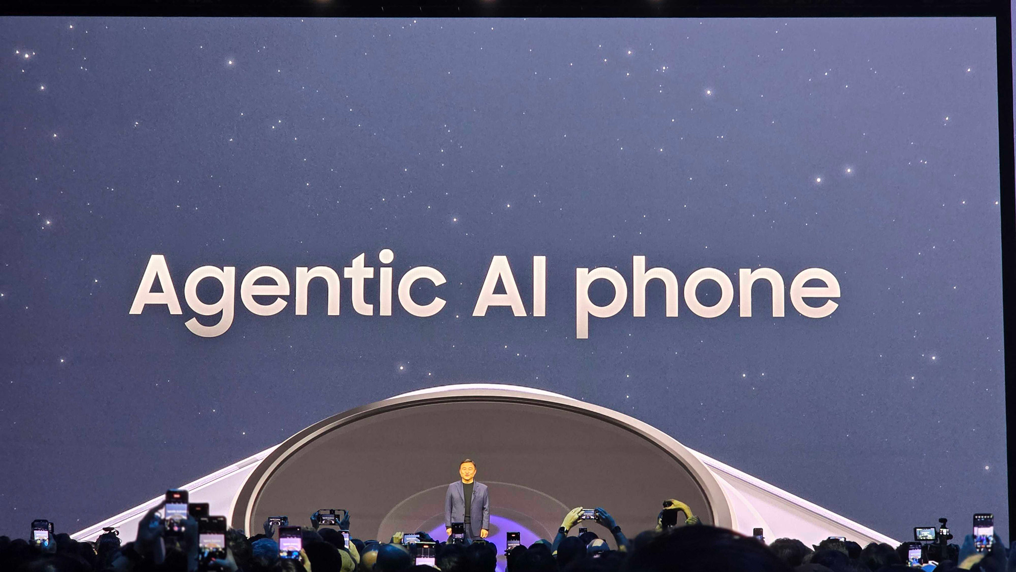 Agentic AI phone announcment at Galaxy Unpacked February 2026