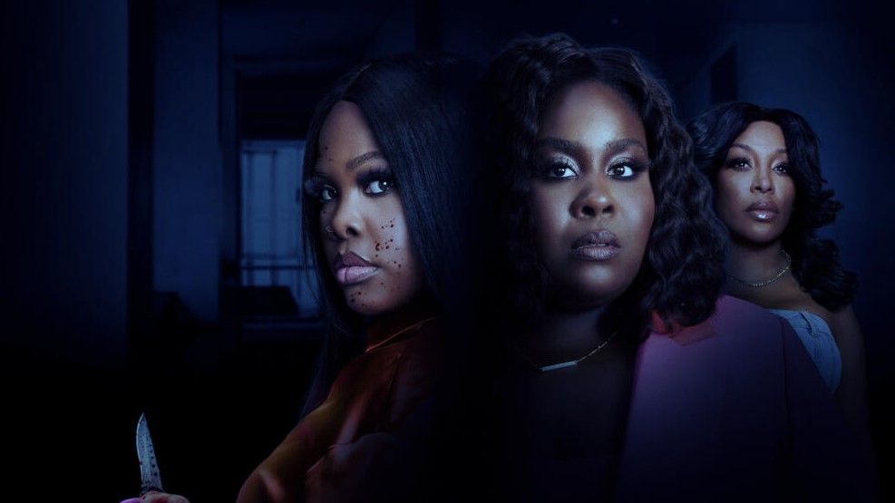 Raven Goodwin, Amber Riley and K. Michelle in key art for Single Black Female 2: Simone’s Revenge