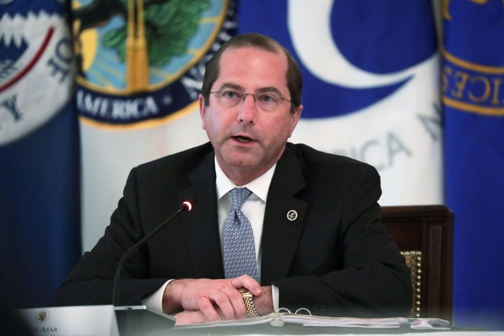 Health and Human Services Secretary Alex Azar.