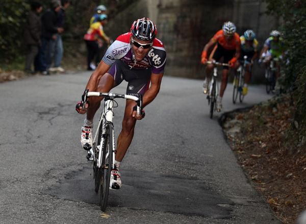 The decisive attack of Philippe Gilbert (Silence-Lotto).